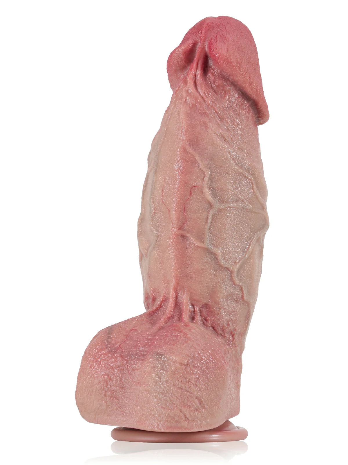 Benoît - Godemichet Réaliste Épais en Silicone avec Veines Texturées - 28 cm