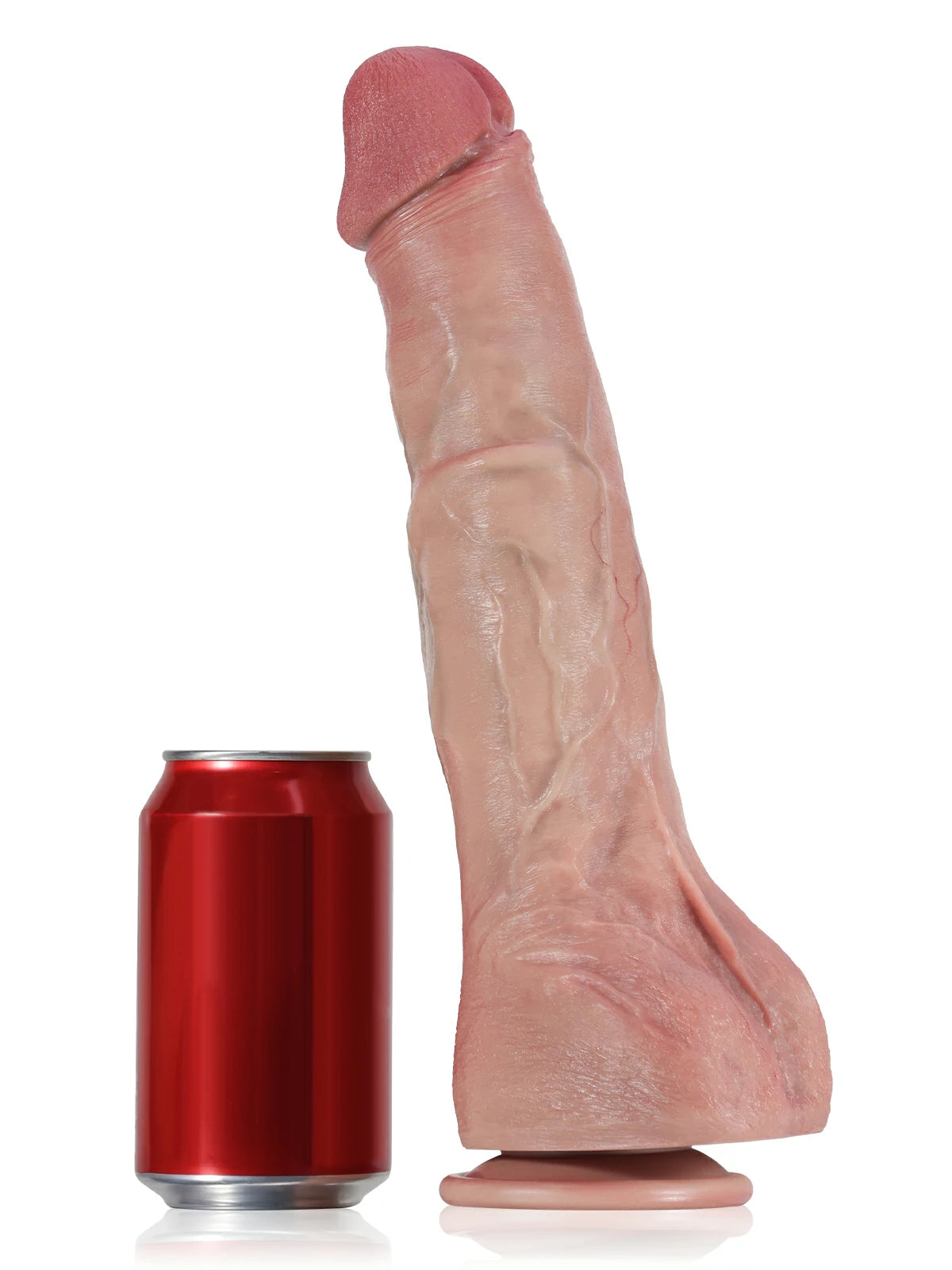 Grégoire - Godemichet Réaliste Grand et Épais avec Peau Froncée - 30,7 cm