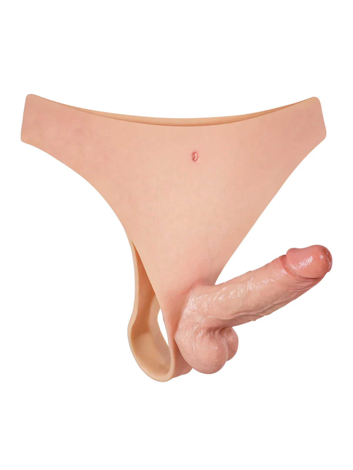 Thomas - Harnais avec Godemichet Réaliste pour Couples Lesbiens - 15,5 cm