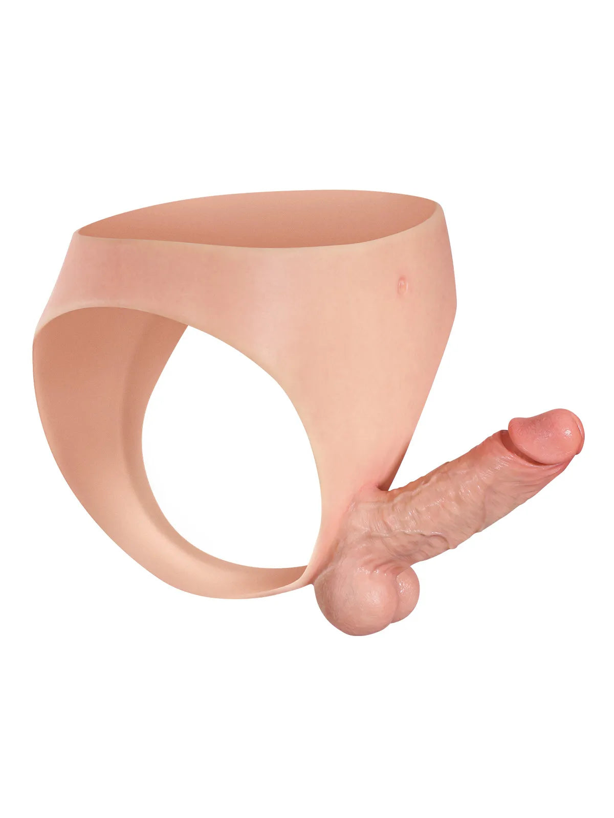 Thomas - Harnais avec Godemichet Réaliste pour Couples Lesbiens - 15,5 cm