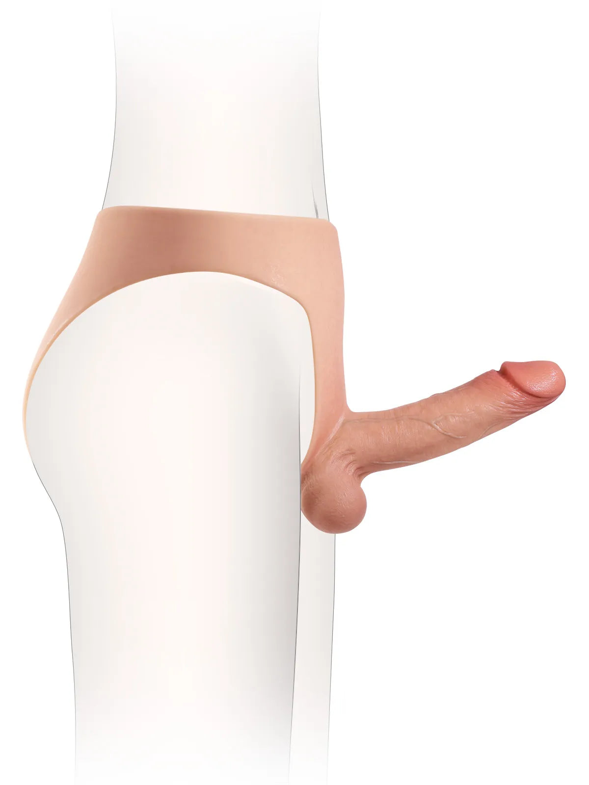 Harnais en Silicone avec Godemichet Solide – 17,5 × 4,5 cm, Plaisir Féminin