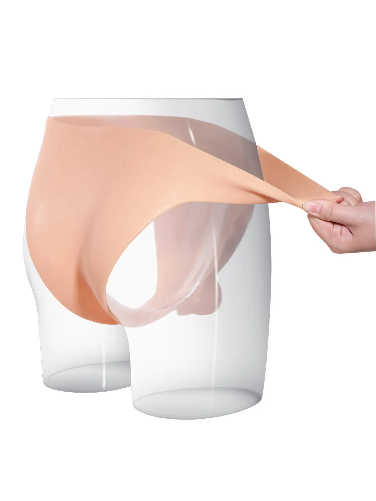 Harnais en Silicone avec Godemichet Solide – 17,5 × 4,5 cm, Plaisir Féminin