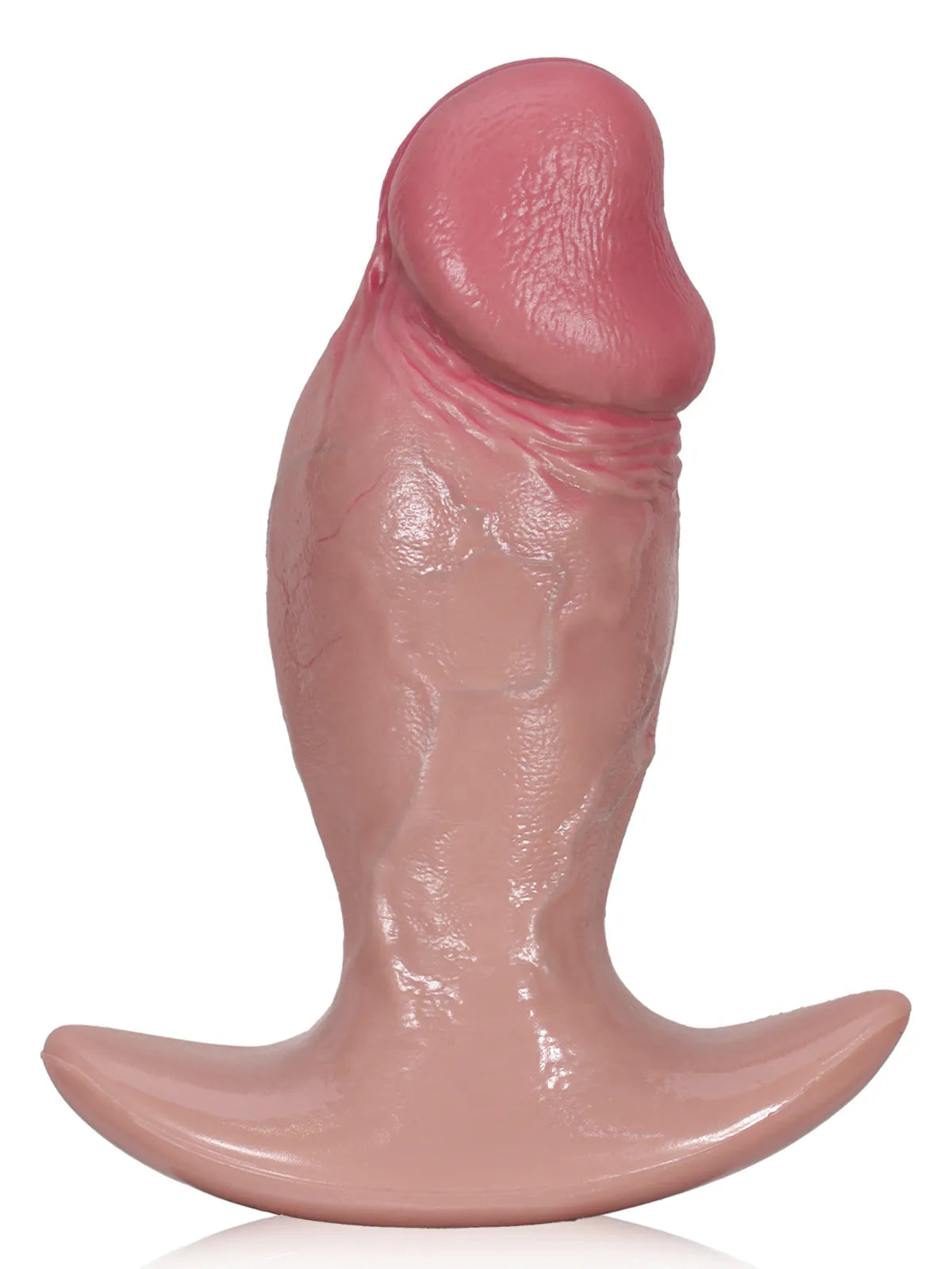 Hercule - Gode Réaliste avec Plug Anal pour Double Stimulation - 16,5 cm