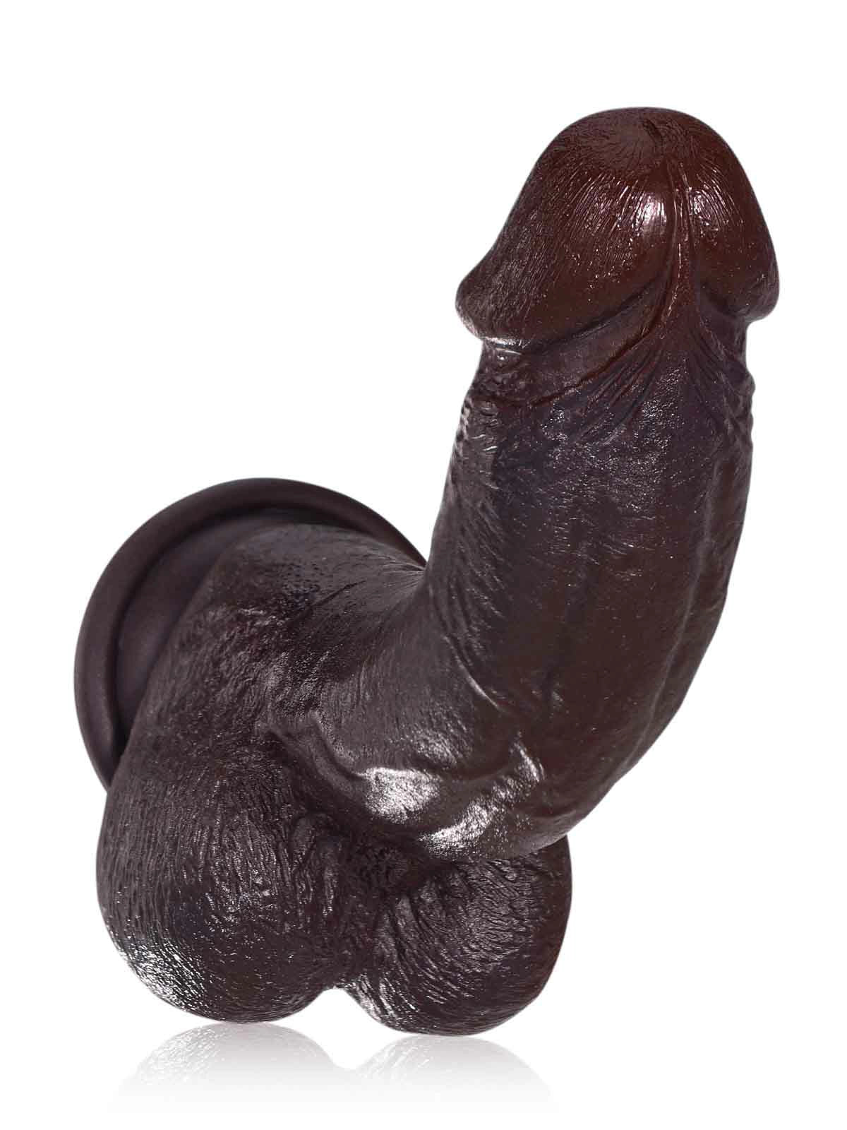 Jake - Gode Réaliste Flexible à Double Densité avec Texture Effet Peau - 21 cm