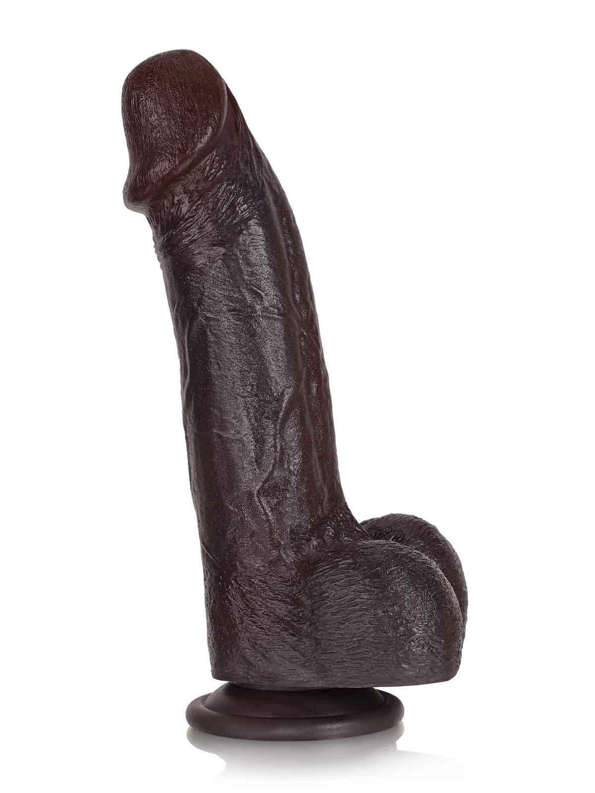 Jake - Gode Réaliste Flexible à Double Densité avec Texture Effet Peau - 21 cm