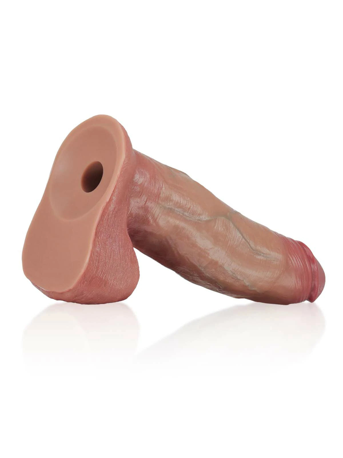 Jérôme - Godemichet Réaliste Effilé à Peau Coulissante avec Base Vac-U-Lock - 22,8 cm