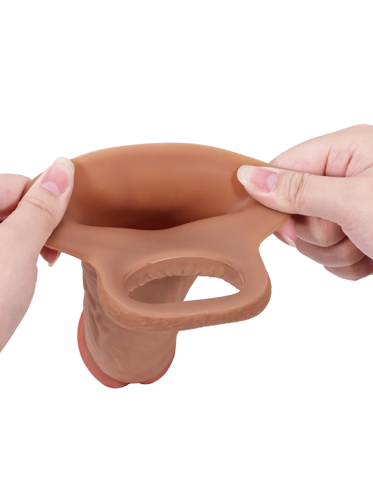 Joyce - Gaine Pénienne Réaliste à Longueur et Circonférence Optimales - 19 cm / 21 cm