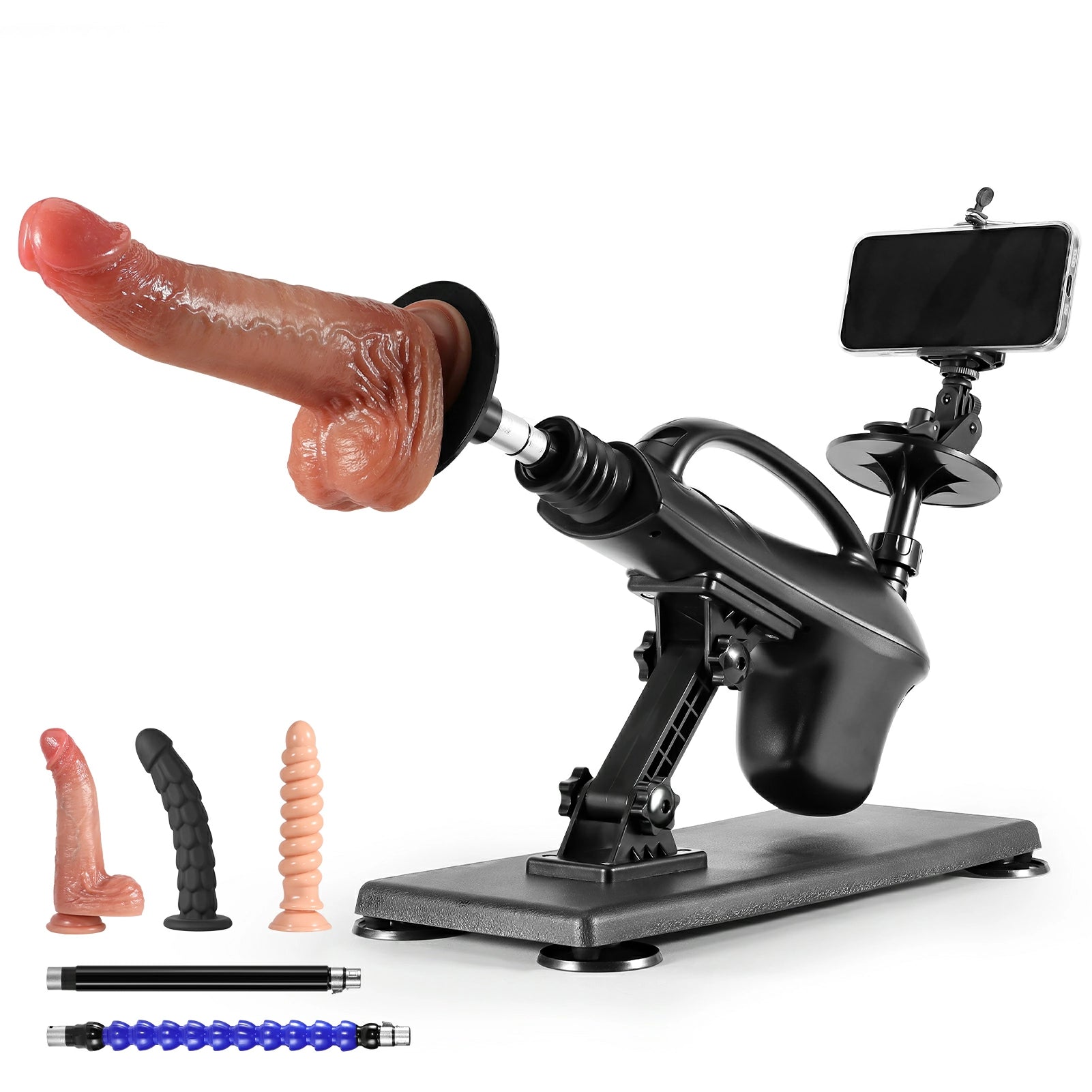 Apex - Kit Machine Sexuelle 3-en-1 avec Connecteur Universel