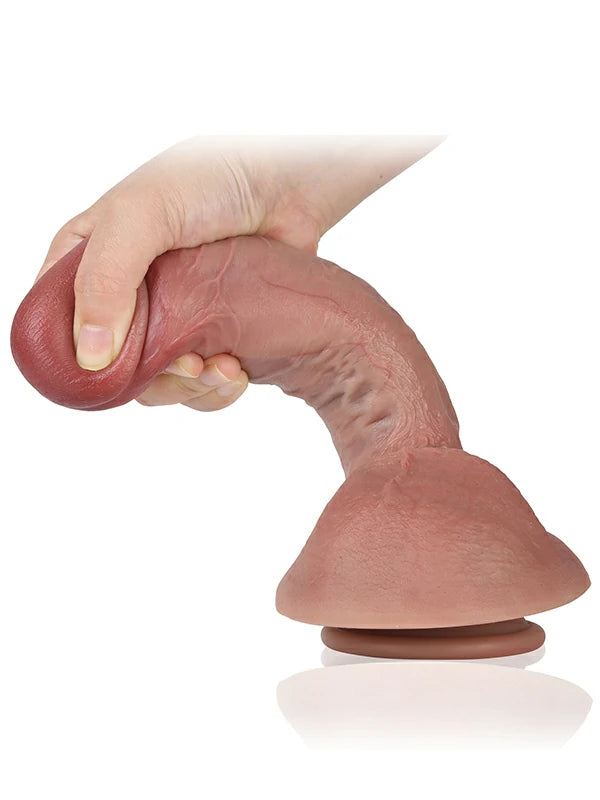 Ludovic - Godemichet Réaliste Souple à Crête Marquée - 22 cm