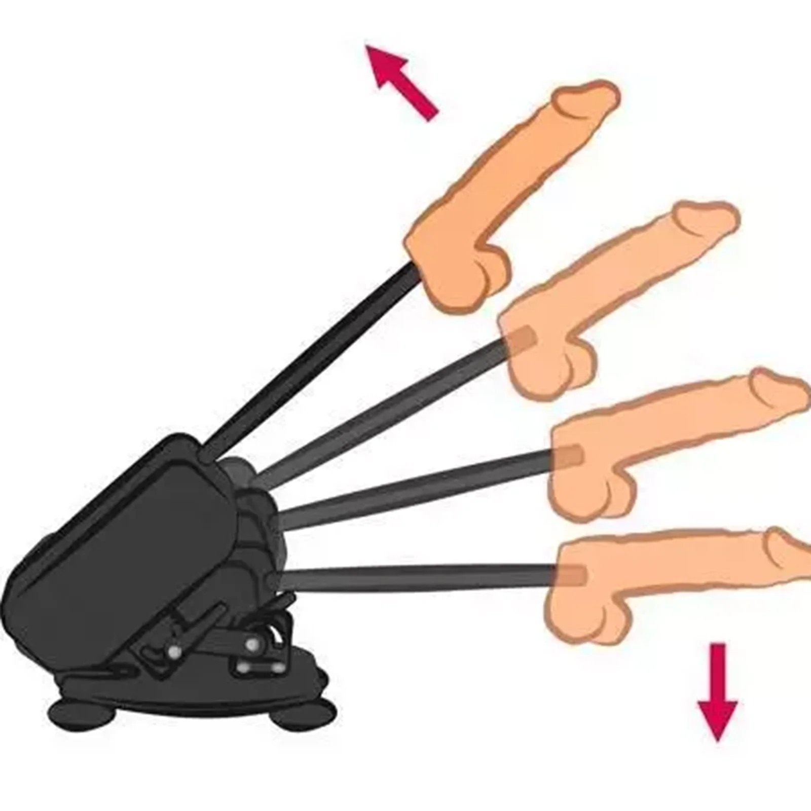 Whisper - Machine Sexuelle VAC-U-LOCK Ultra-Silencieuse avec Télécommande