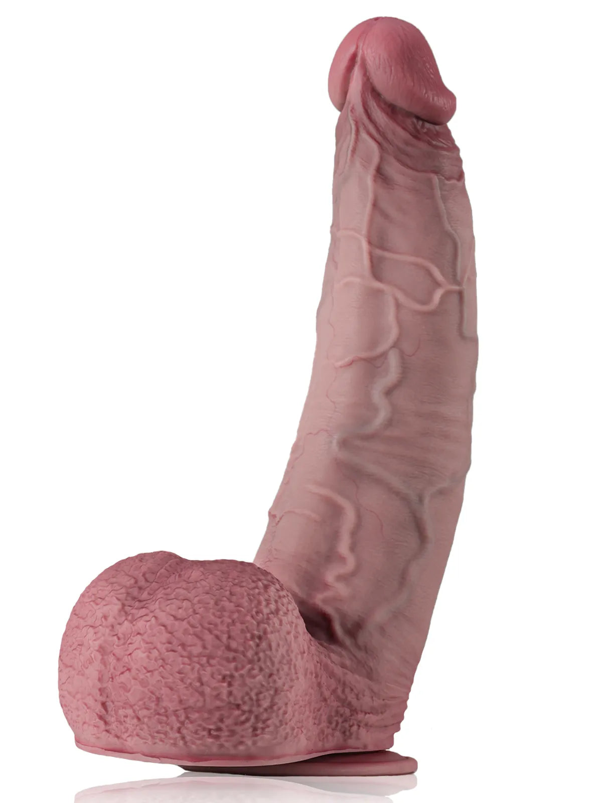 Max - Godemichet Géant Épais et Courbé, Spécial Plaisir Intense - 40,6 cm