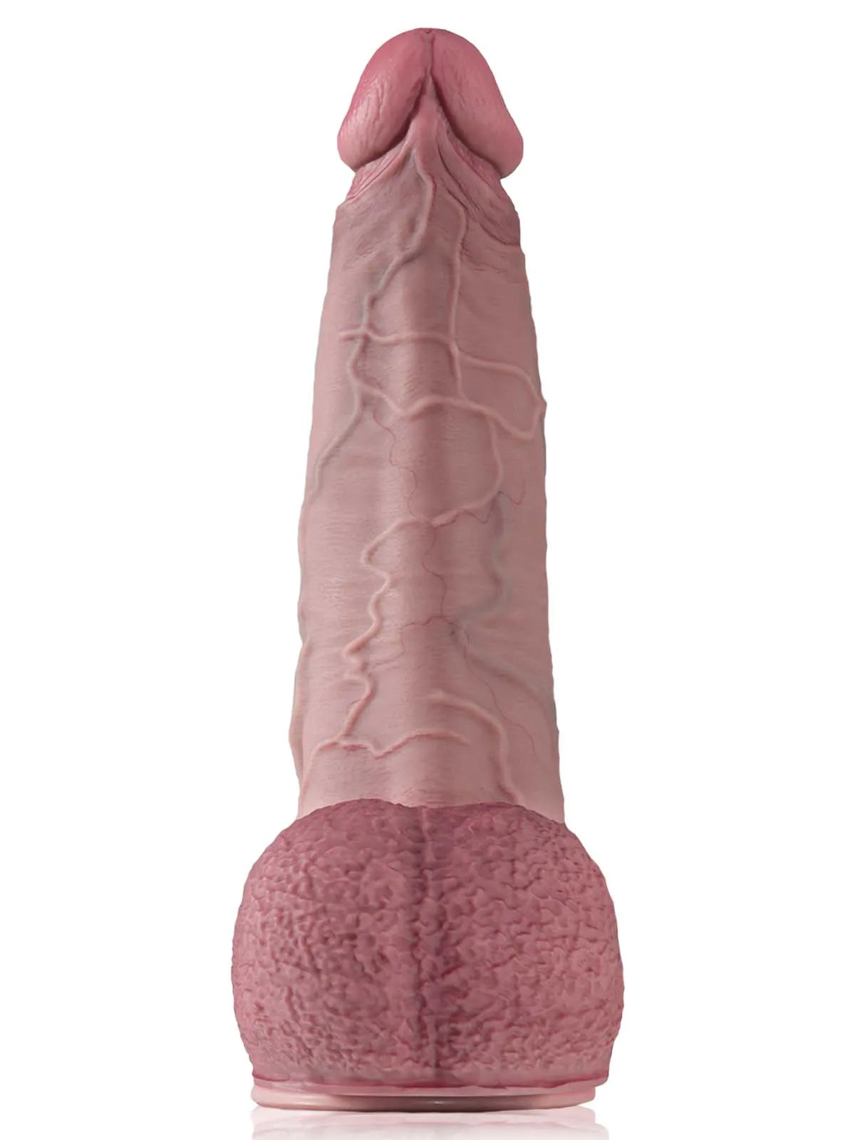 Max - Godemichet Géant Épais et Courbé, Spécial Plaisir Intense - 40,6 cm