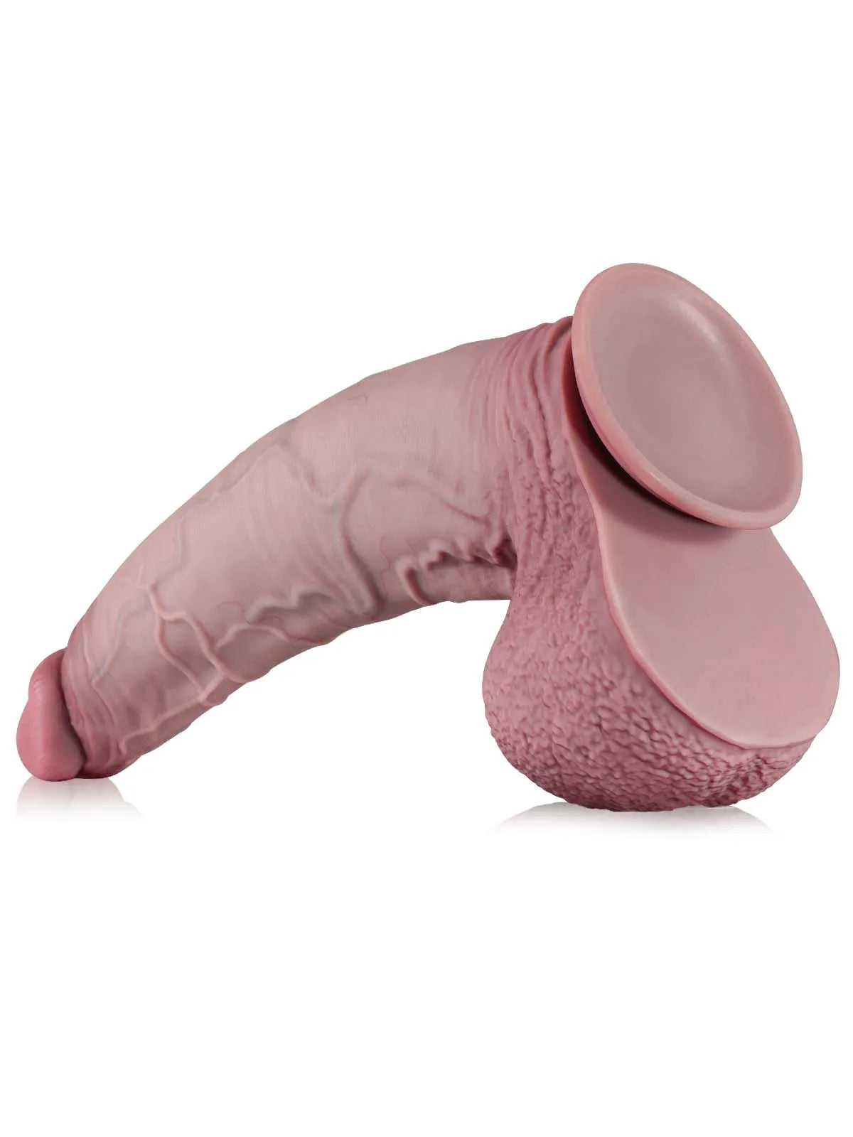 Max - Godemichet Géant Épais et Courbé, Spécial Plaisir Intense - 40,6 cm