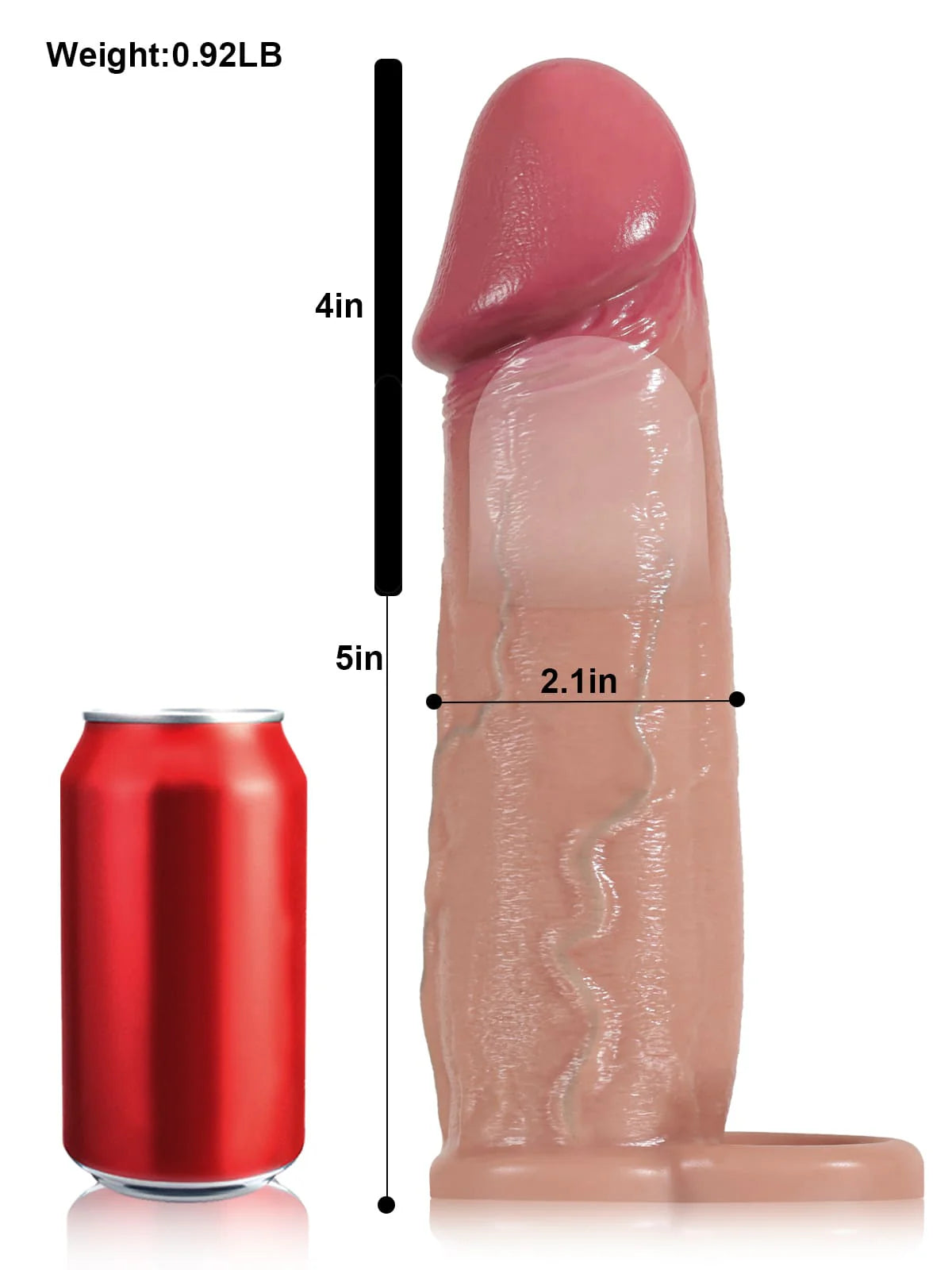 Peter - Gaine Pénienne Ultra-Réaliste à Effet Peau Coulissante (Cock Sleeve) - 23 cm