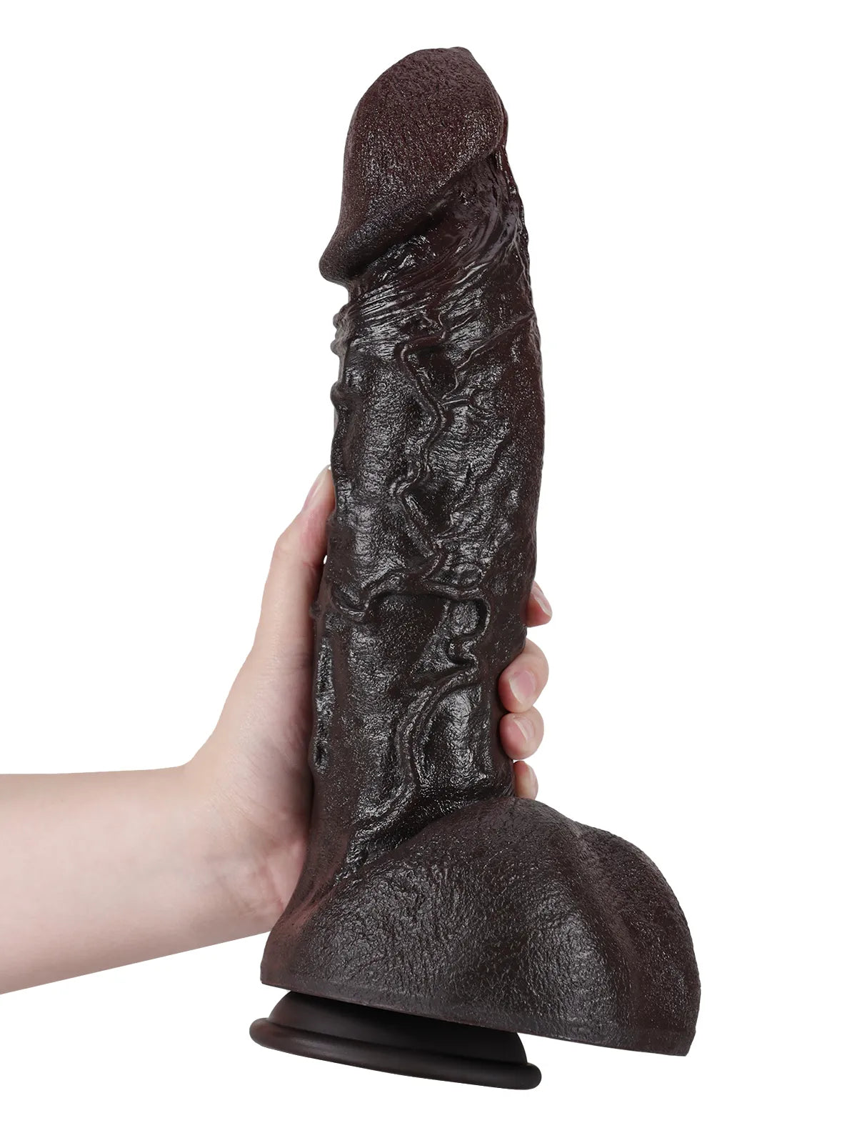Dominus - Godemichet Réaliste Avec Nervure Centrale Et Tête Gonflée - 31,5 cm