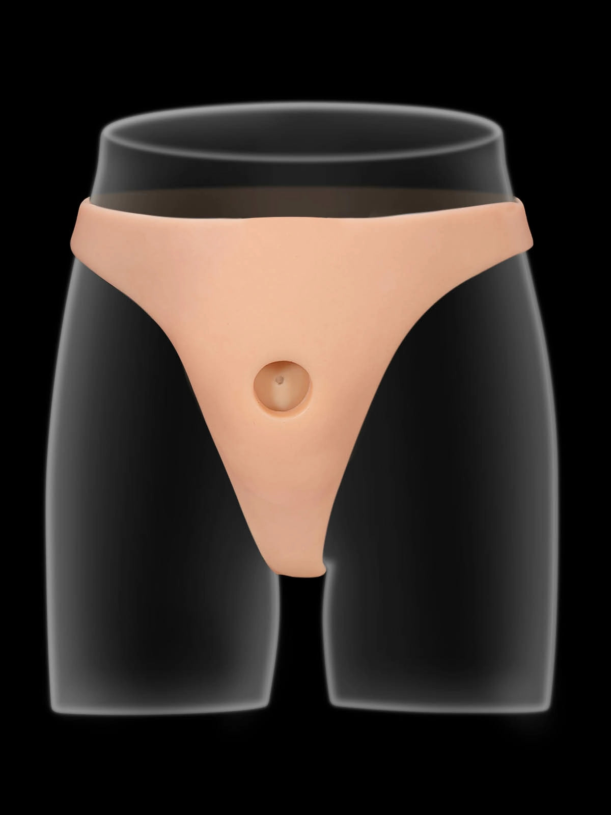 Thalyn - Gode Ceinture avec Deux Godes Réalistes Interchangeables - 19,8 / 21,6 cm