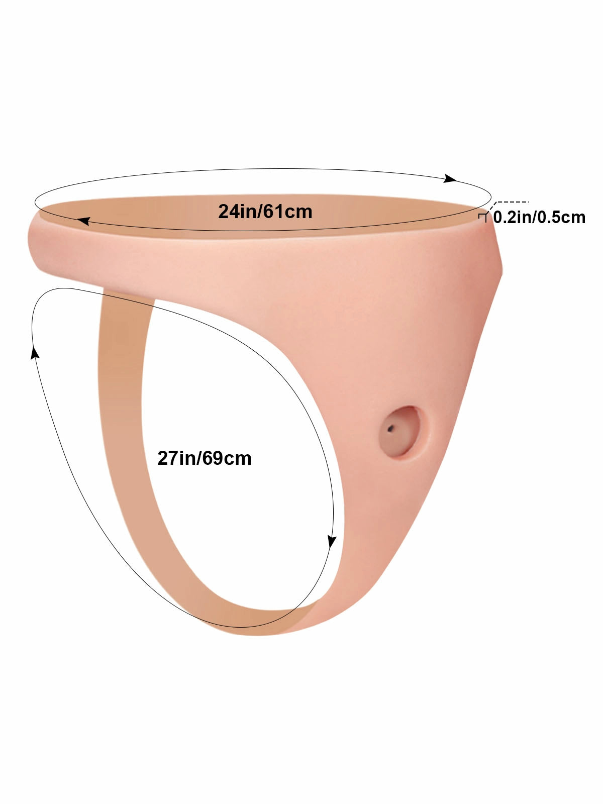 Thalyn - Gode Ceinture avec Godes Interchangeables M et L - 19,8 / 21,6 cm