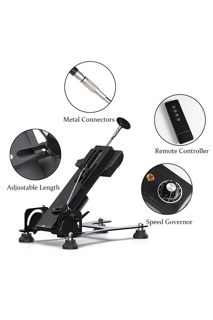 Vortex - Machine Sexuelle à Course Variable 3-15 cm avec Télécommande
