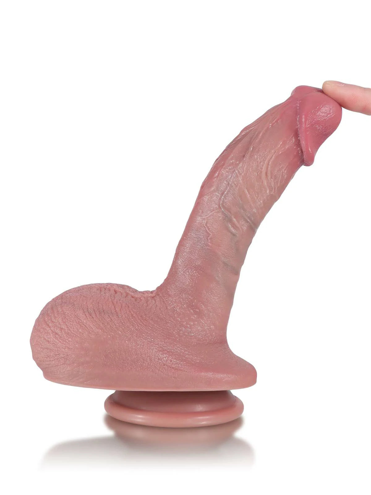 Adam - Gode Réaliste Courbé pour Stimulation Point-G - 20,3 cm