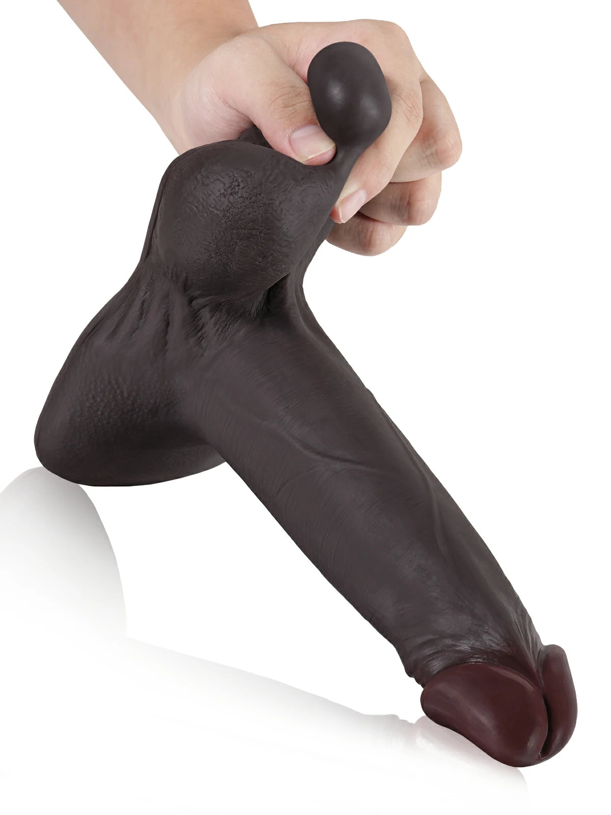 Alban - Godemichet Réaliste à Peau Coulissante Compatible Vac-U-Lock - 24 cm
