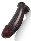 Farid - Gode Réaliste Long et Courbé avec Quille Interne Flexible - 30,5 cm