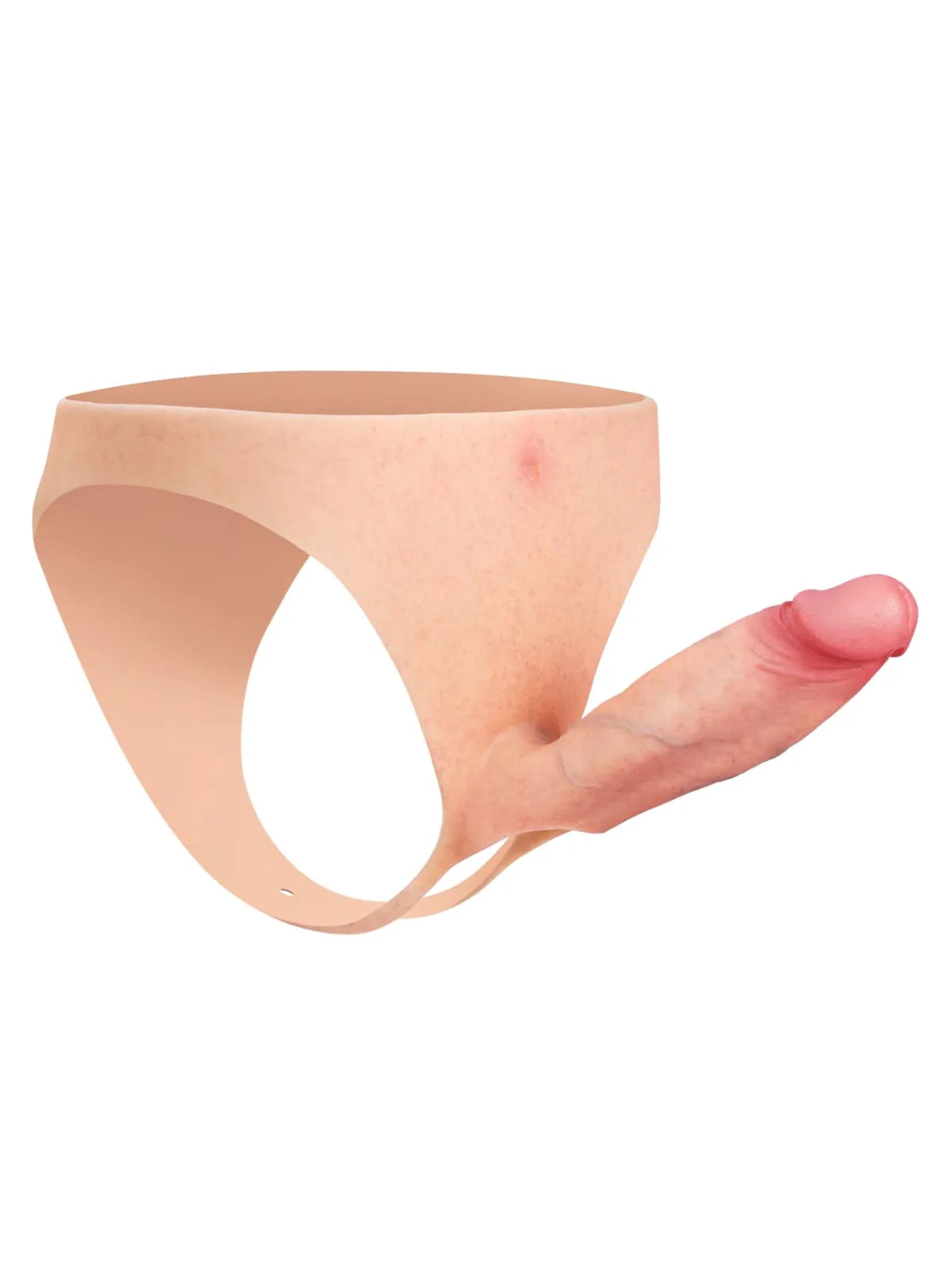 Armand - Harnais Creux en Silicone • Gaine pour Dysfonction Érectile - 20 cm