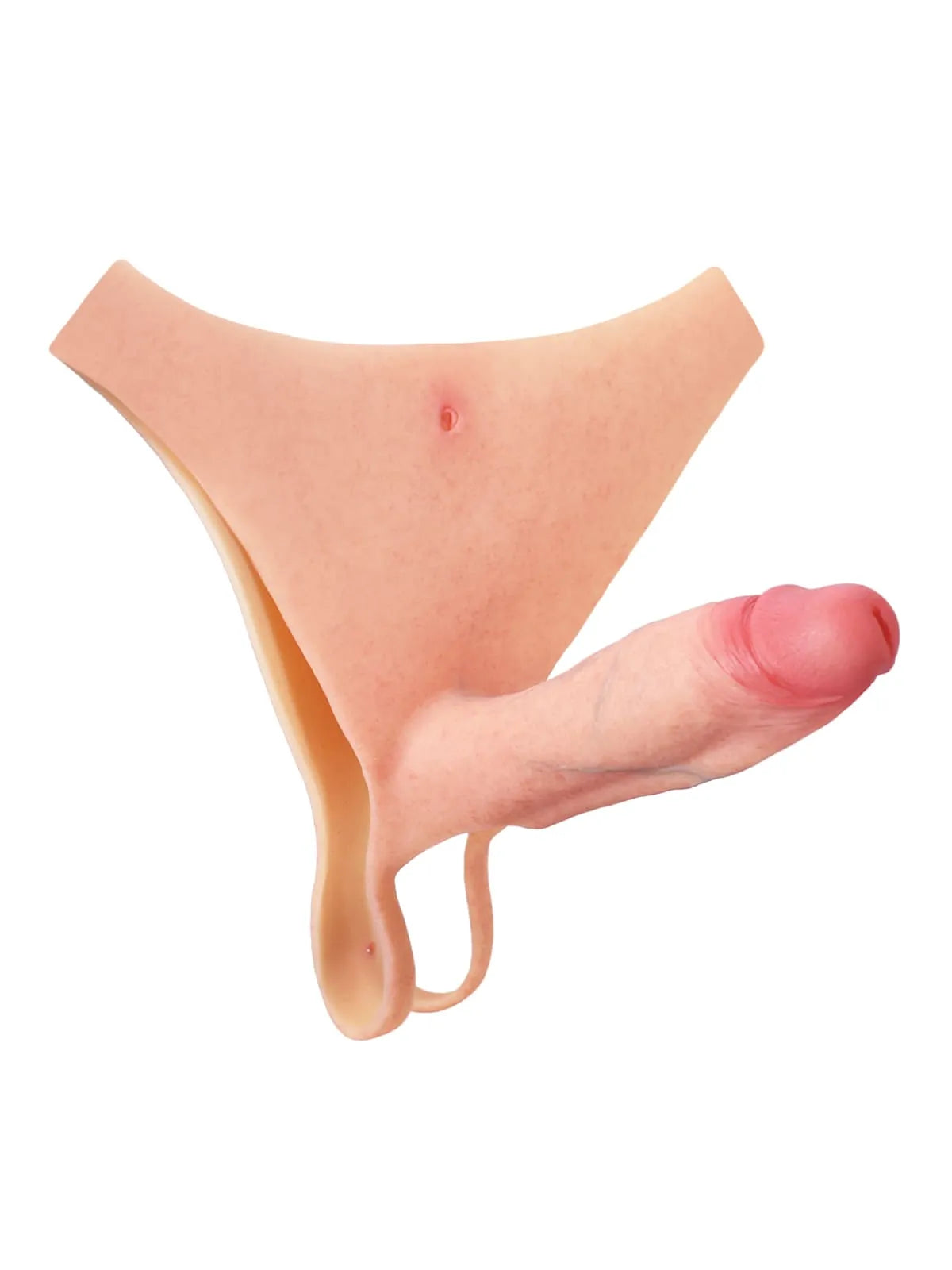 Armand - Harnais Creux en Silicone • Gaine pour Dysfonction Érectile - 20 cm