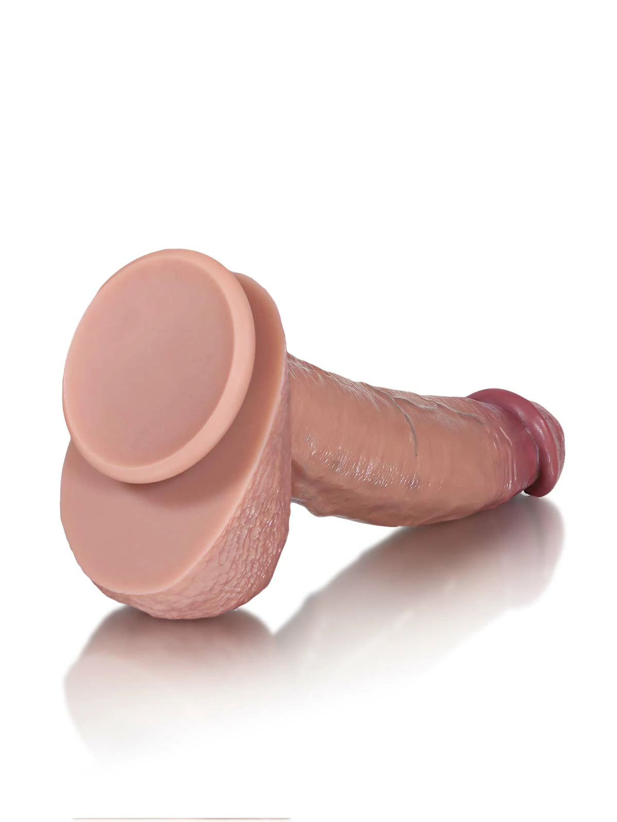 Beau - Gode Réaliste SlidingSkin avec Grand Gland Rosé - 21,6 cm
