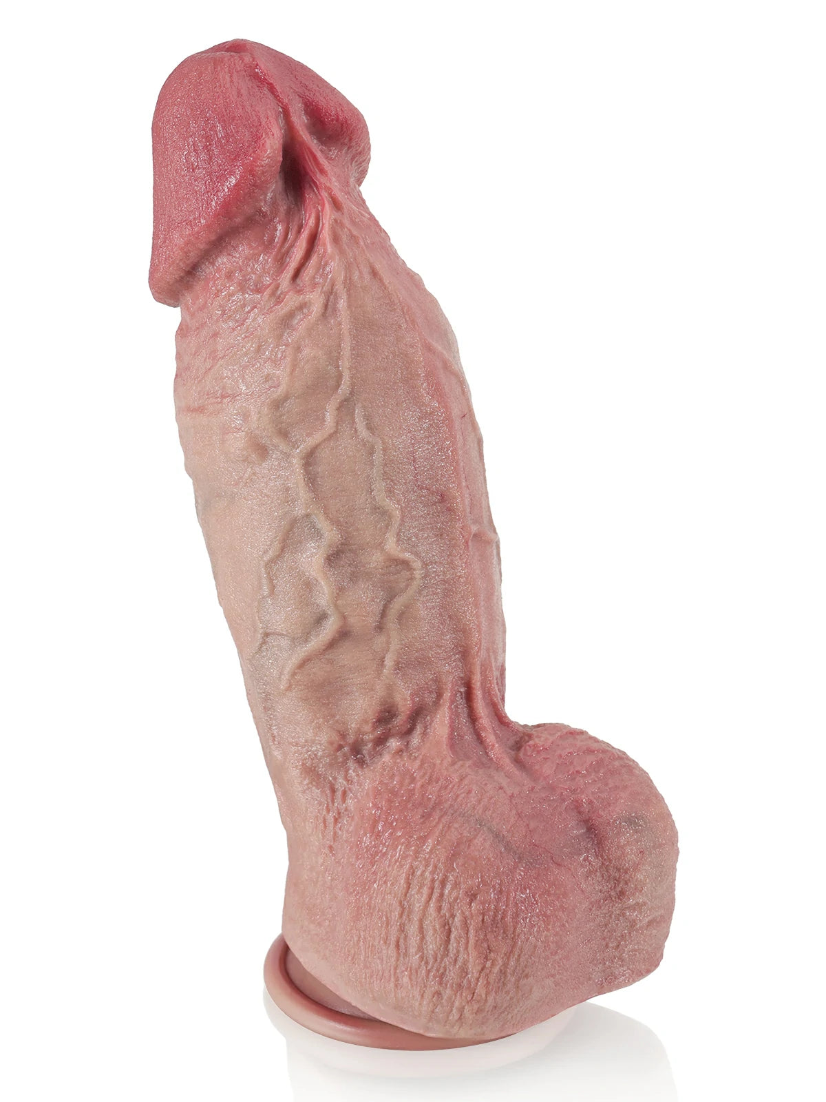 Benoît - Godemichet Réaliste Épais en Silicone avec Veines Texturées - 28 cm