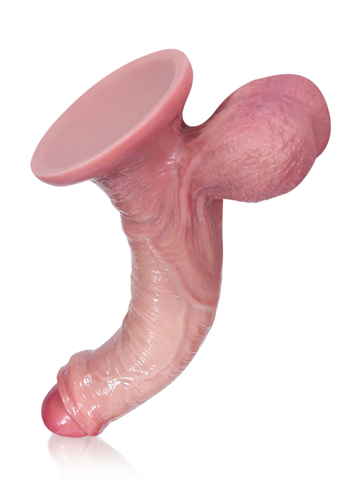Chris - Godemichet Réaliste Non Circoncis en Silicone Flexible - 21 cm