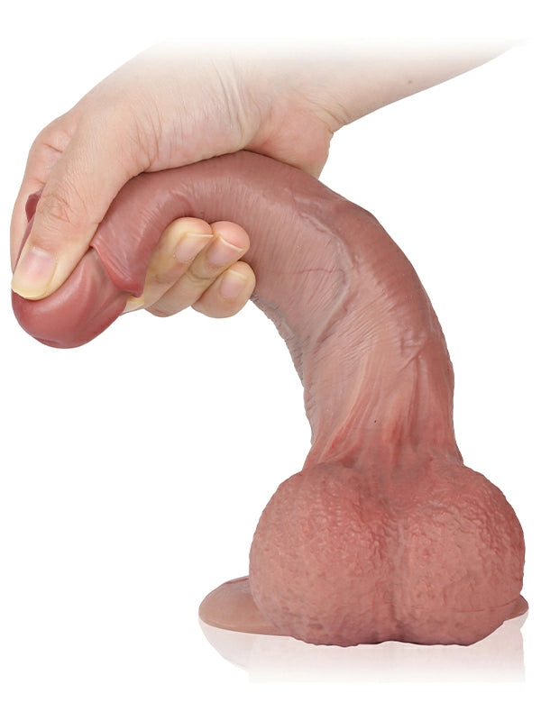 Chris - Gode Réaliste Fin avec Quille Interne Flexible - 21 cm