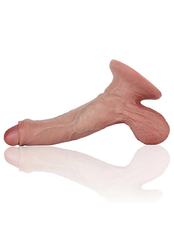 Chris - Gode Réaliste Fin avec Quille Interne Flexible - 21 cm