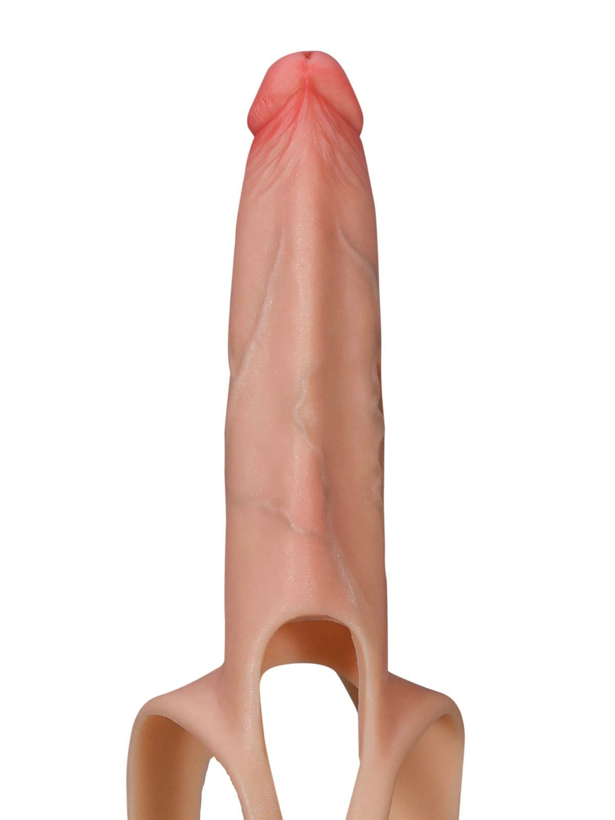 Emberfall - Gode Ceinture Creux Réaliste en Silicone (Strap-On), Effet Extension - 19 cm