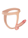 Nathan - Gode Ceinture Ultra-Fin en Silicone avec Godemichet Réaliste - 15 cm