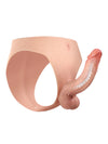 Oscar - Gode Ceinture en Silicone avec Godemichet Solide pour Plaisir Féminin - 17,3 cm