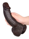 Jake - Gode Réaliste Flexible à Double Densité avec Texture Effet Peau - 21 cm