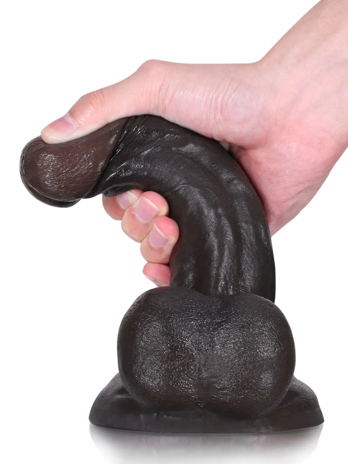 John - Gode Réaliste en Silicone aux Détails Réalistes - 21 cm