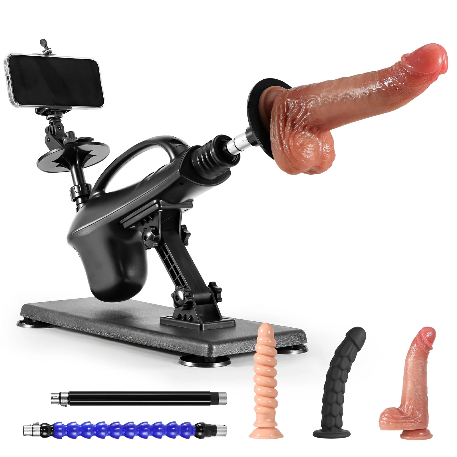 Apex - Kit Machine Sexuelle 3-en-1 avec Connecteur Universel