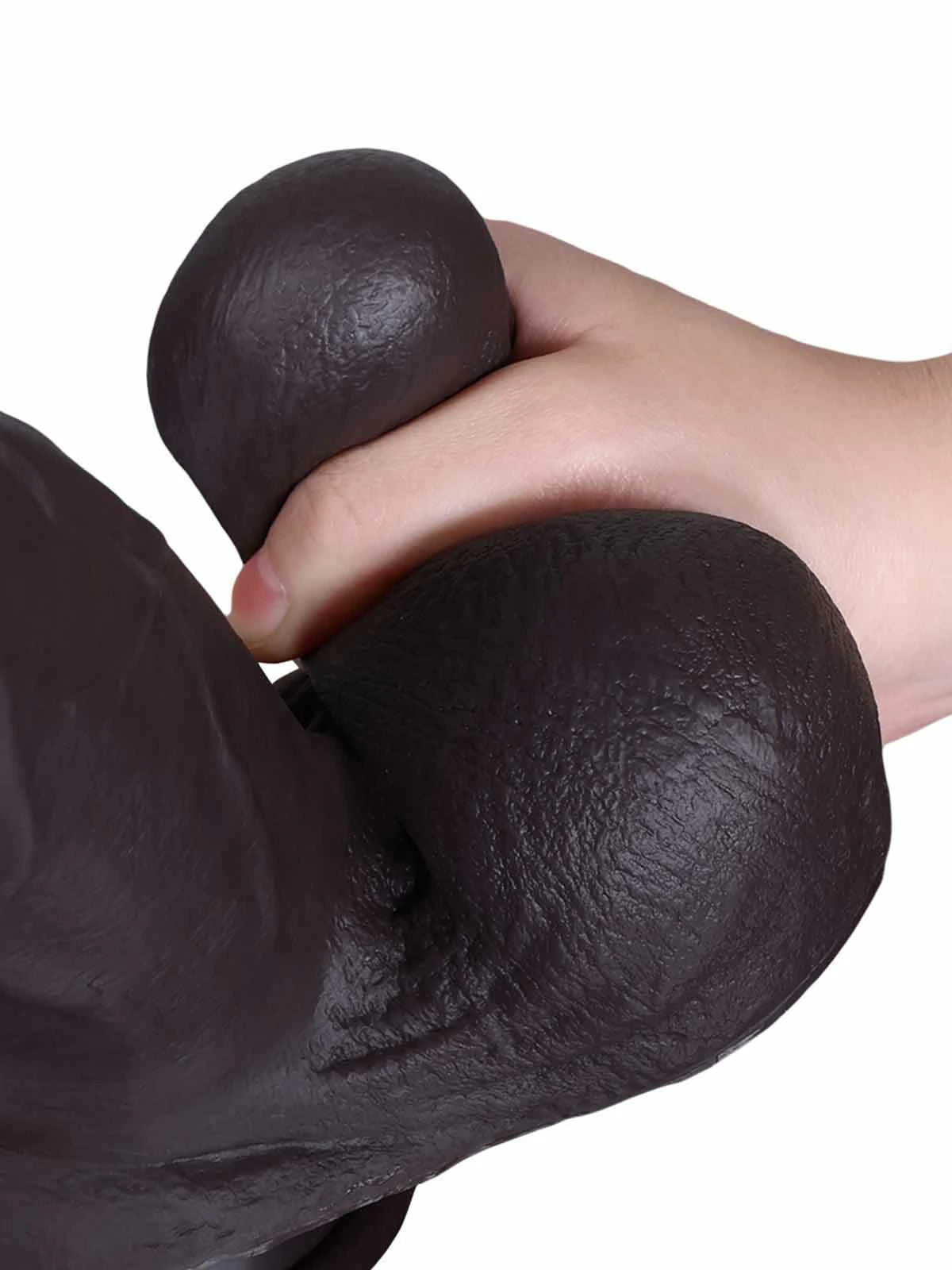 Magnus - Gros Gode Noir SlidingSkin Courbé avec Crête - 26,5 cm