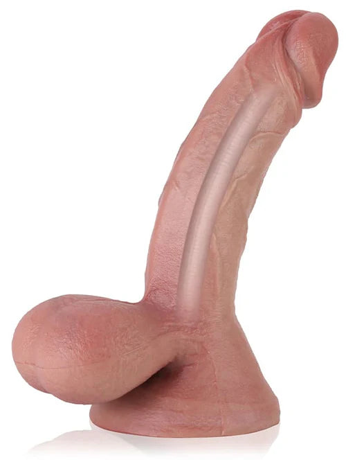 Rob - Godemichet Réaliste en Silicone Souple avec Testicules Flexibles - 23 cm
