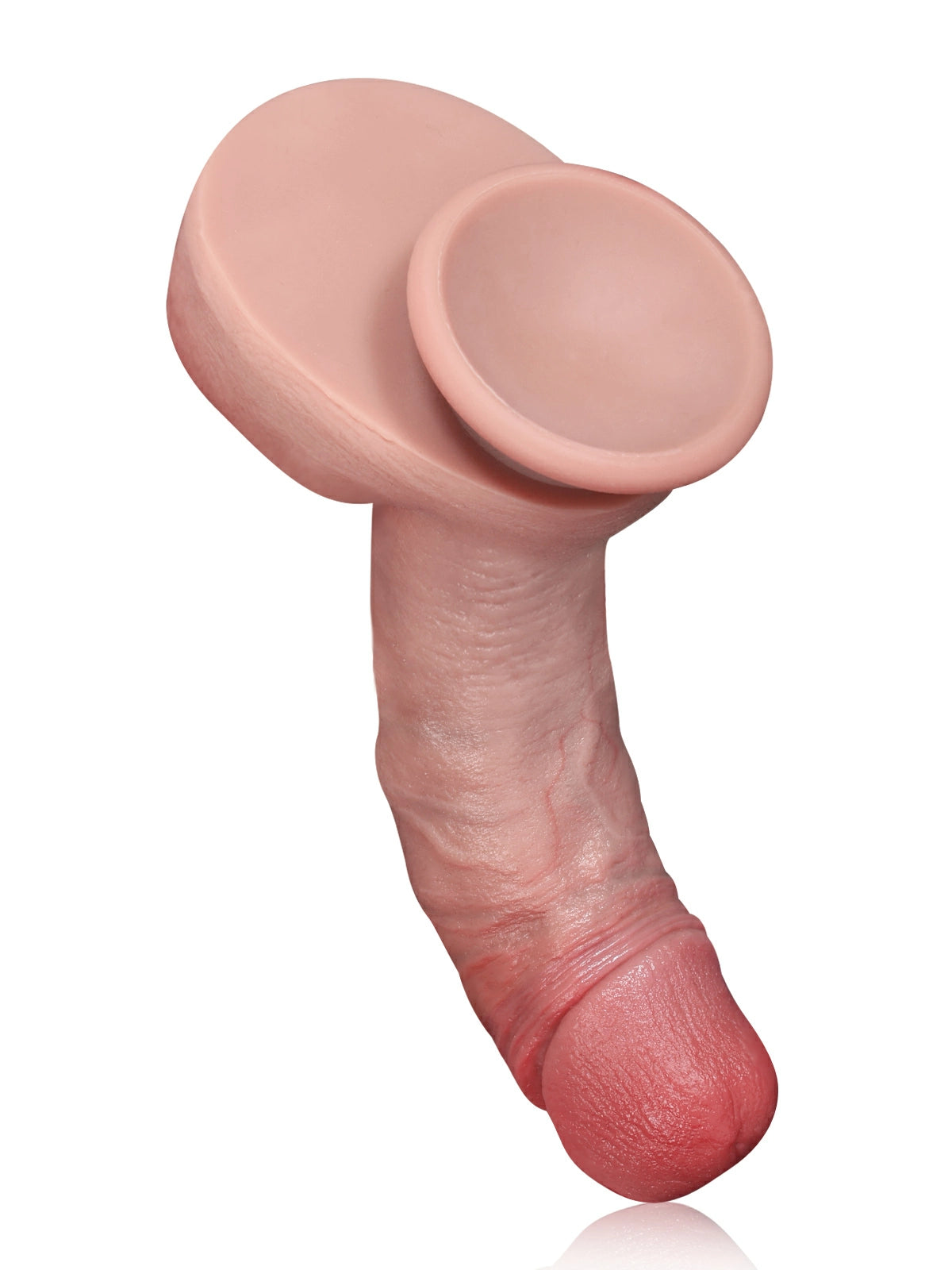 Reece - Gode Réaliste Silicone Courbé, Plaisir G-Spot - 19,3 cm
