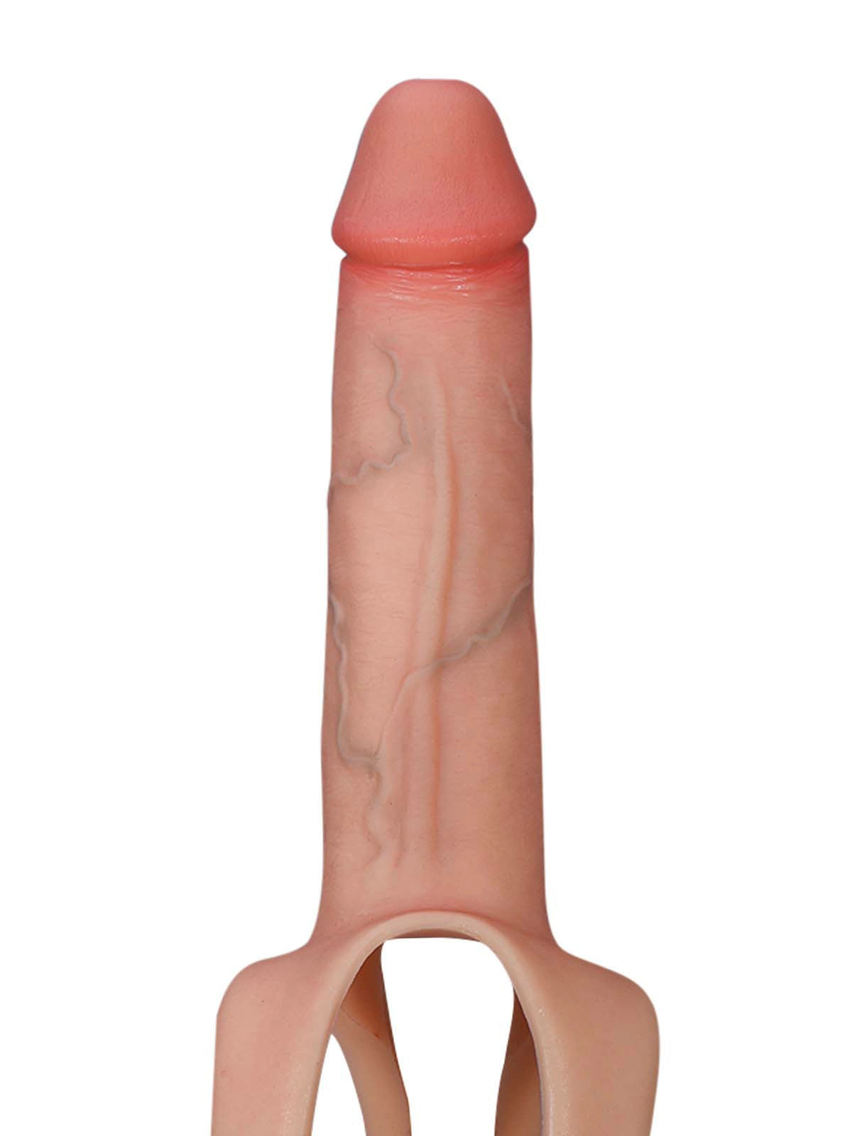 Seraphine - Gode Ceinture Creux Réaliste en Silicone (Strap-On), Effet Extension - 21 cm