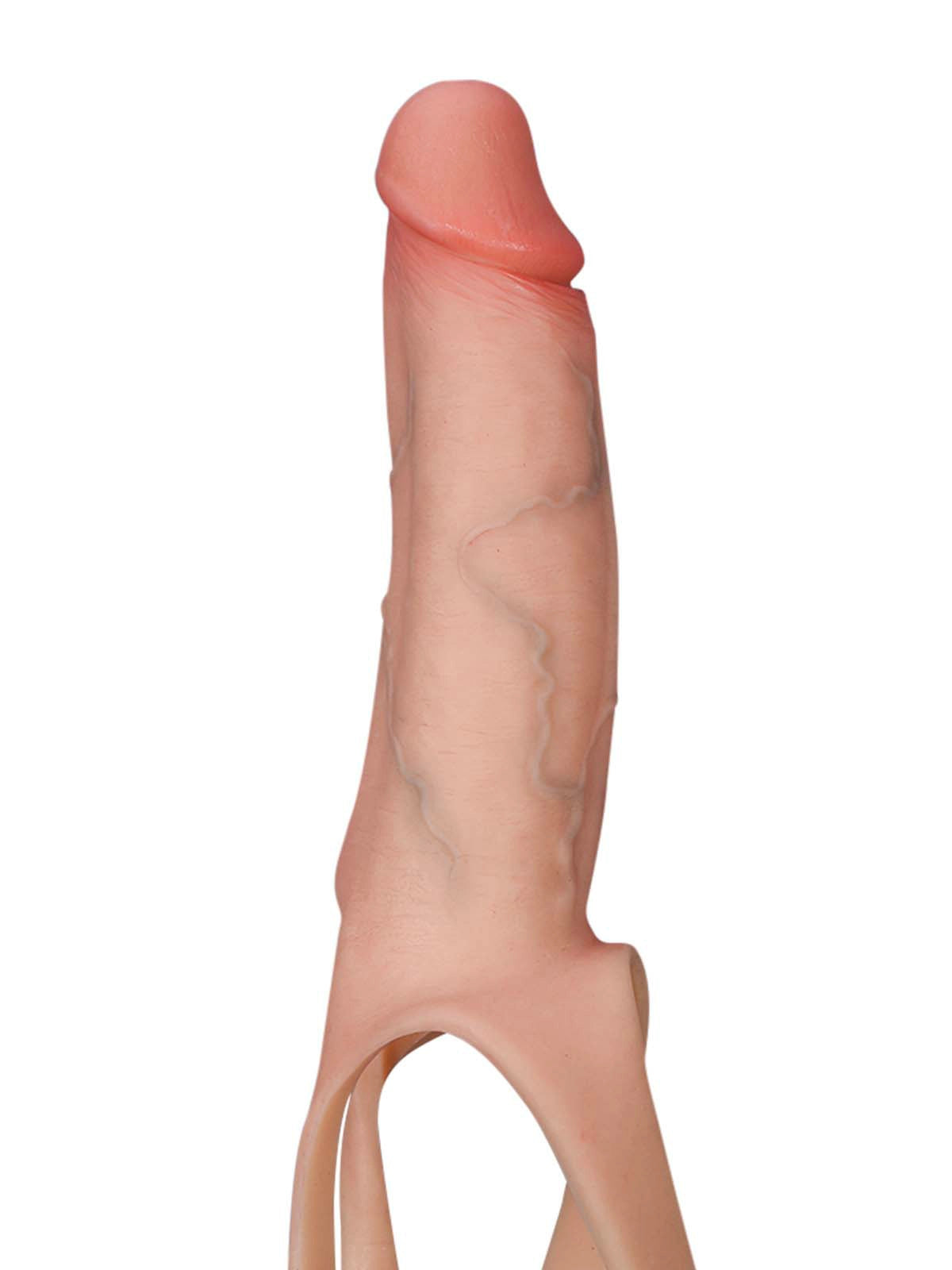 Seraphine - Gode Ceinture Creux Réaliste en Silicone (Strap-On), Effet Extension - 21 cm