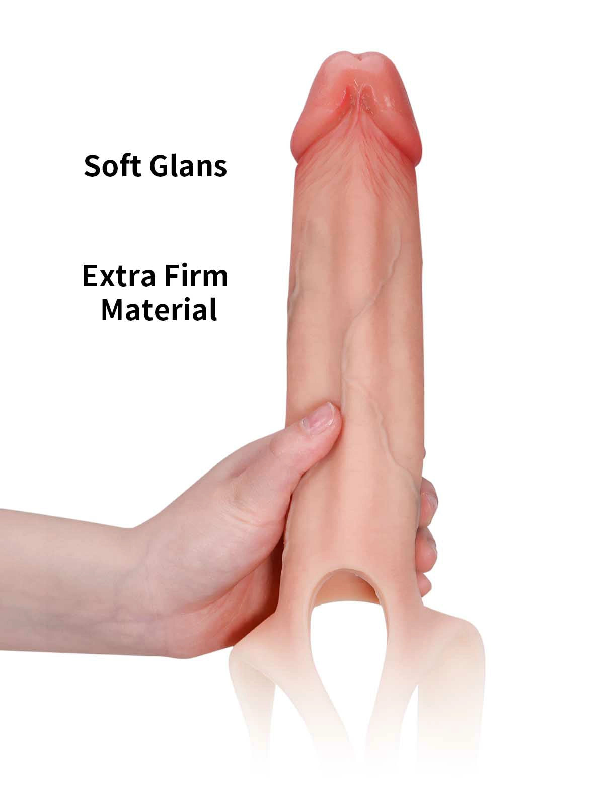 Seraphine - Gode Ceinture Creux Réaliste en Silicone (Strap-On), Effet Extension - 21 cm