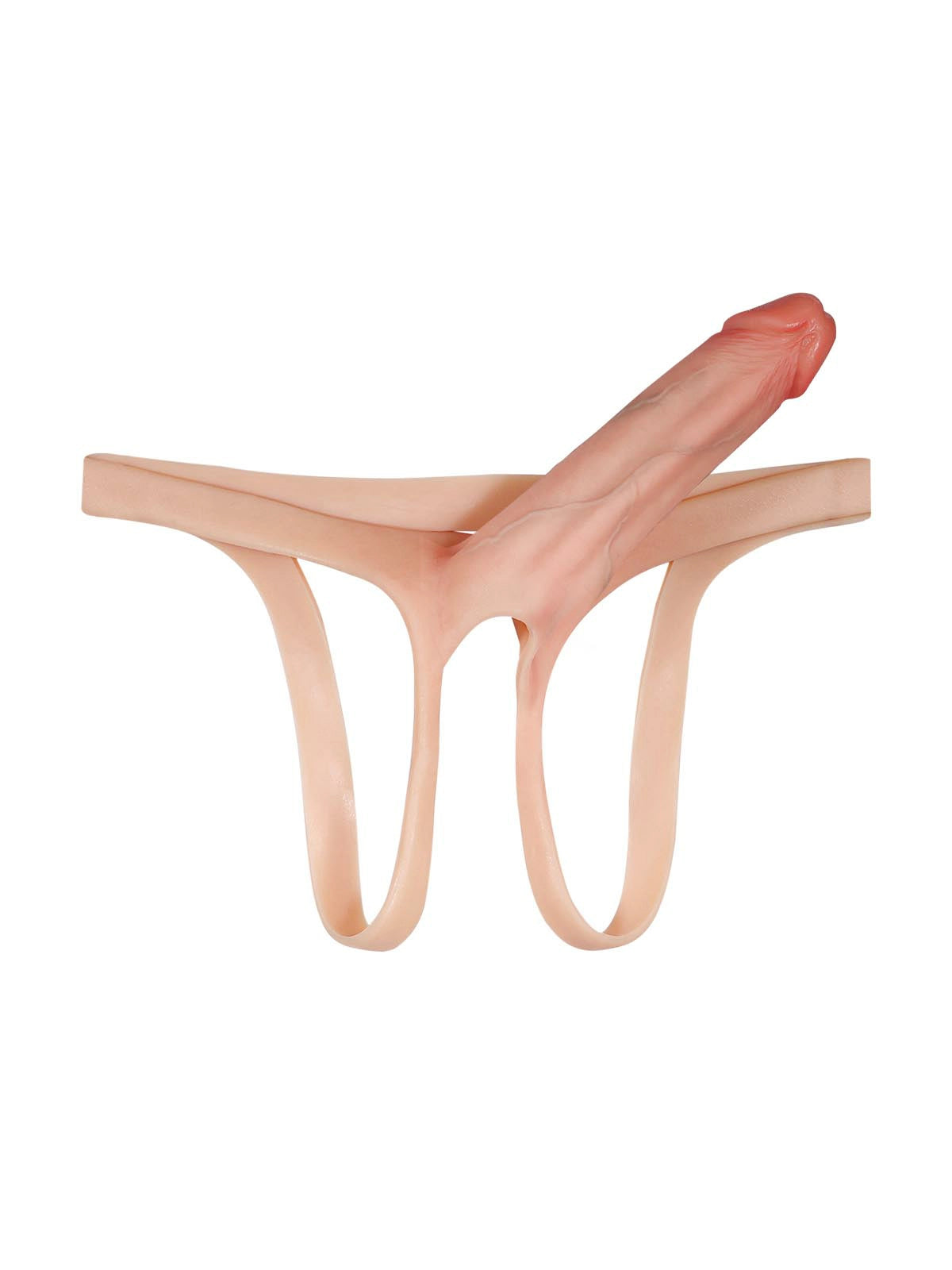 Seraphine - Gode Ceinture Creux Réaliste en Silicone (Strap-On), Effet Extension - 21 cm
