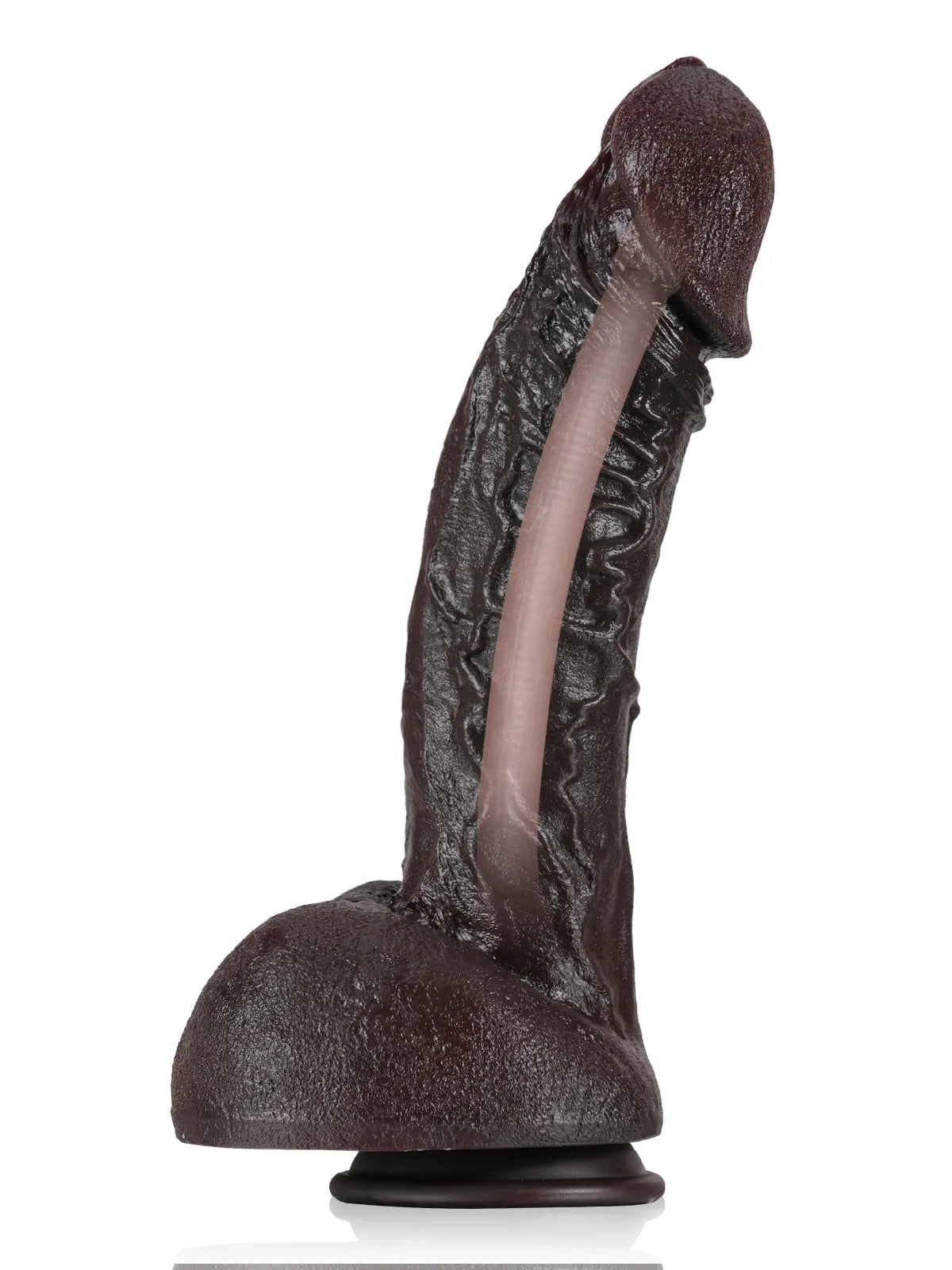 Dominus - Godemichet Réaliste Avec Nervure Centrale Et Tête Gonflée - 31,5 cm