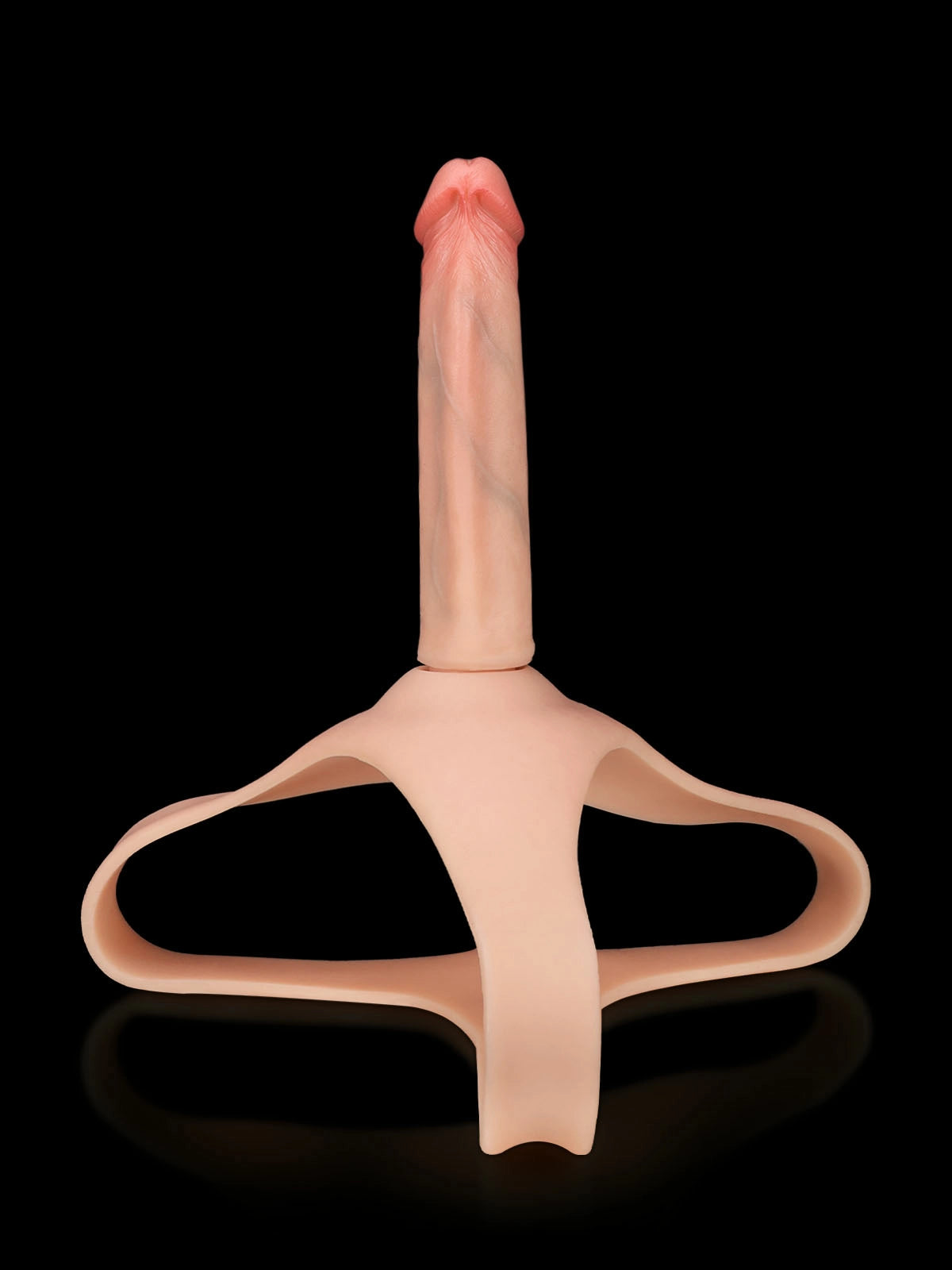 Thalyn - Gode Ceinture avec Deux Godes Réalistes Interchangeables - 19,8 / 21,6 cm