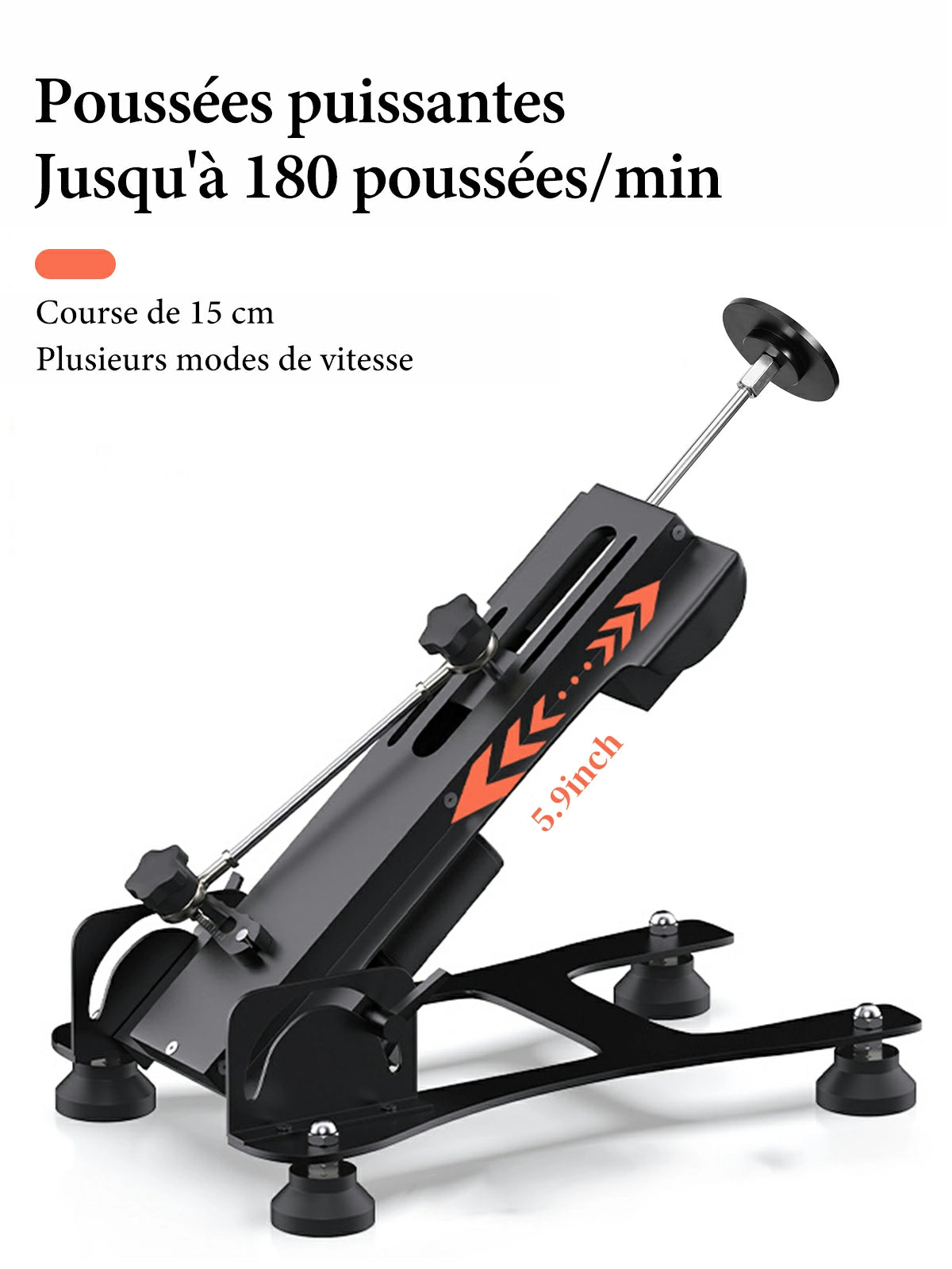 Vortex - Machine Sexuelle à Course Variable 3-15 cm avec Télécommande
