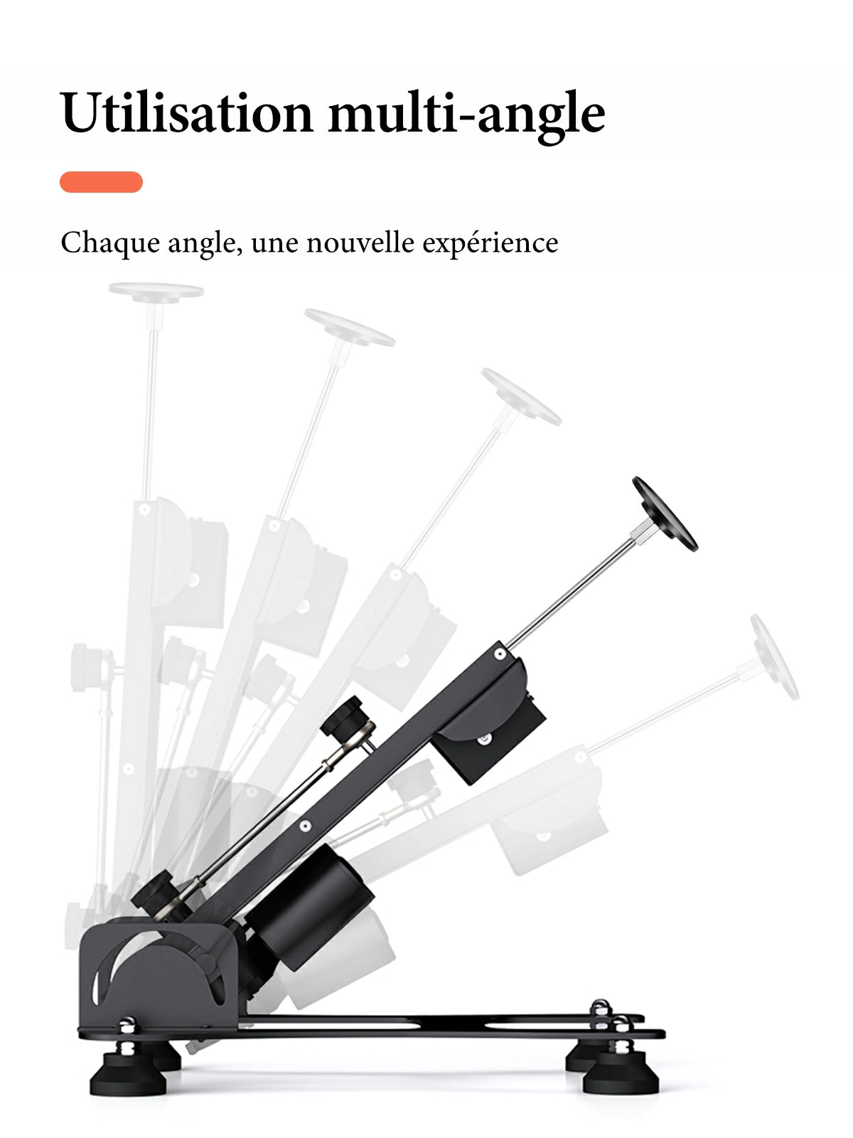 Vortex - Machine Sexuelle à Course Variable 3-15 cm avec Télécommande